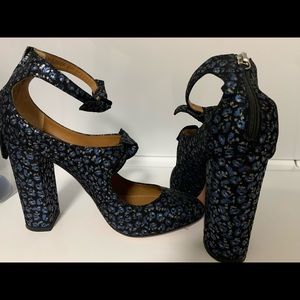 Aquazzura floral heel